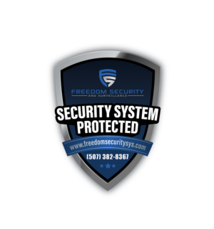 Alarm System and Video Security System Decal/Sticker | Sticker Design by Pinky 