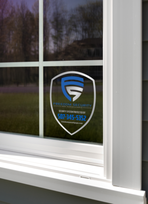 Alarm System and Video Security System Decal/Sticker | Sticker Design by PAS-CREATIVE