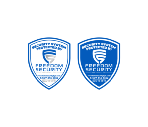 Alarm System and Video Security System Decal/Sticker | Sticker Design by Benson M.