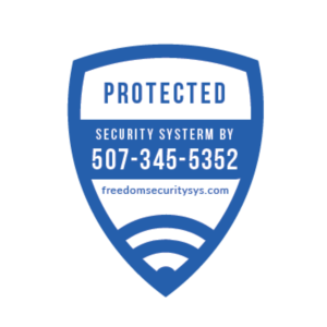 Alarm System and Video Security System Decal/Sticker | Sticker Design by bright design