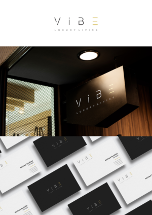 Vibe Luxury Living | Logo- und Visitenkarten-Design von christianpoetoe