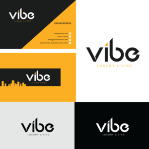 Vibe Luxury Living | Logo- und Visitenkarten-Design von Rii