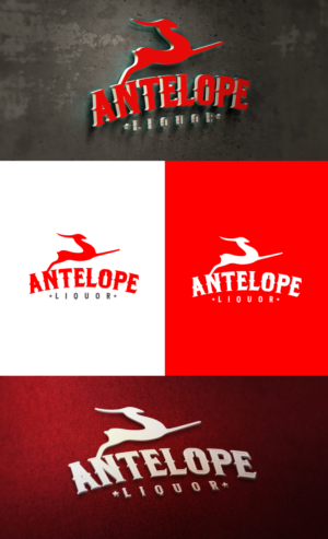 Antelope Liquor | Logo Design by GLDesigns