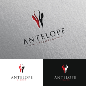 Antelope Liquor | Logo Design by Rii