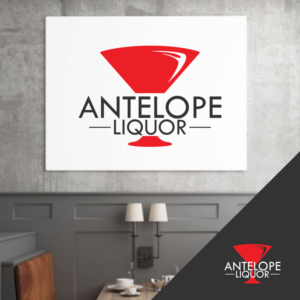 Antelope Liquor | Logo Design by Gerald Design 3