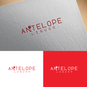 Antelope Liquor | Logo Design by Logo bud design