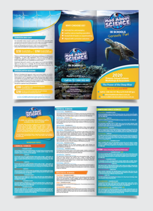 DL, Tri Fold Flyer - Mad About Science | Flyer-Design von alex989