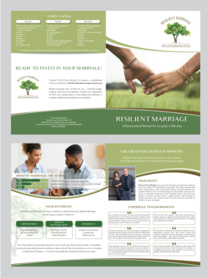 Marriage Retreat: 4 Page Color Brochure | Brochure Design by alex989