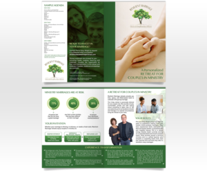 Marriage Retreat: 4 Page Color Brochure | Brochure Design by Luniere Designs