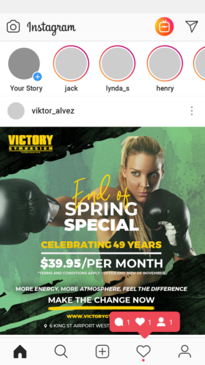 Graphic Design by the lovelin for Victory Gym | Design #22837970