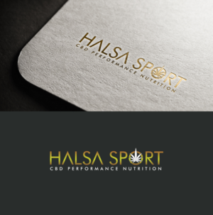  HALSA SPORT     CBD PERFORMANCE NUTRITION  | Logo Design by Mono.co