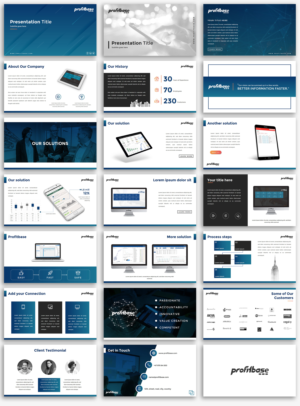 New corporate PowerPoint template  | PowerPoint Design by Luvinda