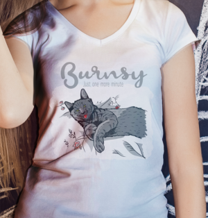 Famous Youtube Cat T shirt Burnsy | T-Shirt-Design von dundun