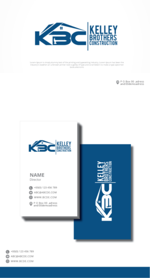 Kelley Brothers Construction | Logo Design by graphicevolution