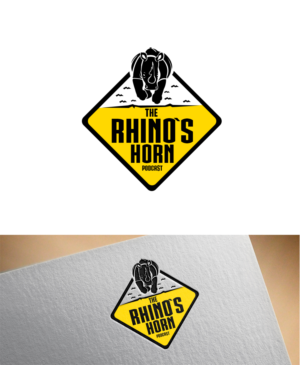 The Rhino's Horn  | Logo Design by PsyPen