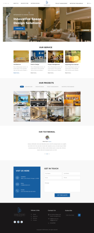 Wordpress Design by simplyweb for d&d | Design #22979689