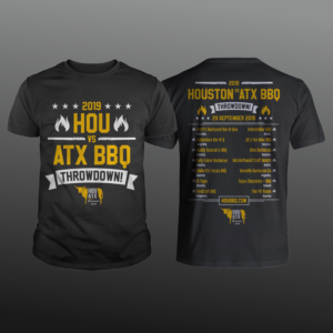 2019 Houston vs. Austin BBQ Throwdown! | T-Shirt-Design von manto.bjb