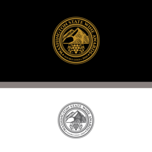 Washington State Wine Awards / Double Gold / 2020 | Logo Design by Graphic Bricks