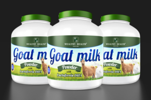 Goat milk pwoder with Lactoferrin DHA  | Etikett-Design von SAI DESIGNS