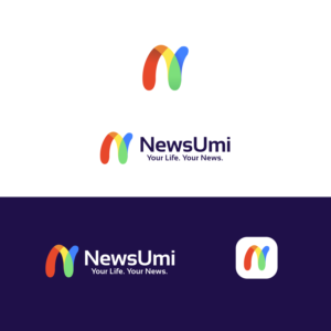 NewsUmi Your life. Your news.  | Logo Design by Mrigank Patankar