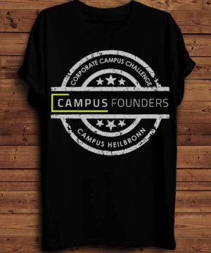 T-Shirt-Design von creative gravity für Campus Founders gGmbH | Design #23042315