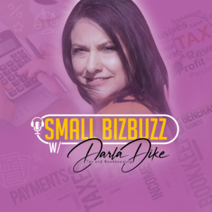 Small BizBuzz w/Darla Dike (podcast) | Graphic Design by hassan karrach