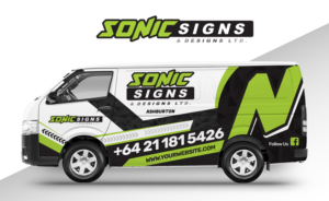 Van graphics for sign writing company* | Graphic Design by SAI DESIGNS