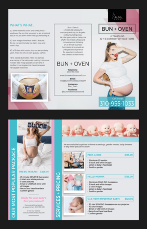 Brochure design for 3D ultrasound company  | Flyer-Design von yganess