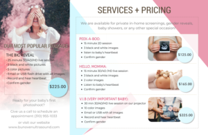 Brochure design for 3D ultrasound company  | Flyer-Design von elveneclipse