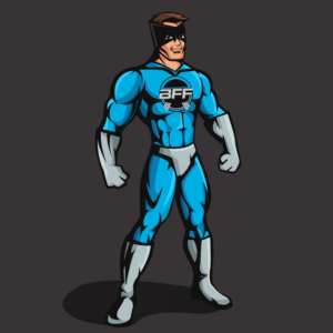 BarBender super hero that represents our brand Build Fast Formula | Character Design by pinky