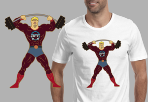 BarBender super hero that represents our brand Build Fast Formula | Character Design by Wally_F