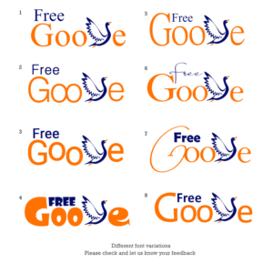 Free Goose | Logo-Design von Rajib Bhattacharya