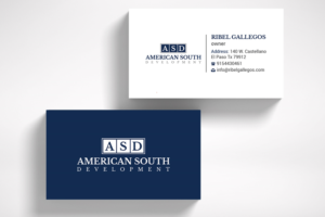 American South Development | Business Card Design by R.design