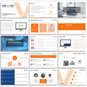 OB-V-US corporate branding Powerpoint template* | PowerPoint Design by Luvinda