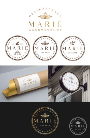 mariegourmande.be | Logo Design by Amethystica