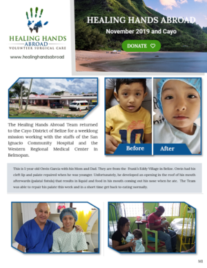 Newsletter-Design von pb für Healing Hands Abroad | Design: #23044854