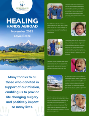 Newsletter-Design von pb für Healing Hands Abroad | Design: #23044856