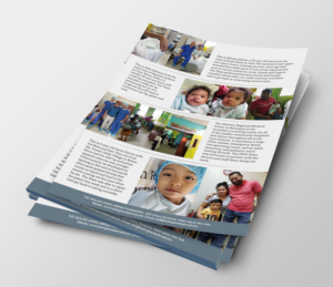 Newsletter for a recent surgical mission conducted by Healing Hands Abroad | Newsletter Design by lookedaeng