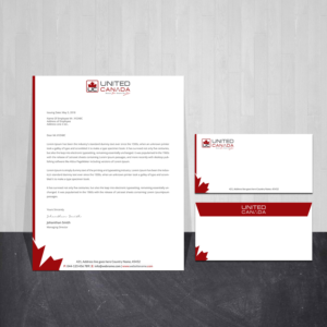 Letterhead Design by Creations Box 2015 for United Canada Inc. | Design #23039584