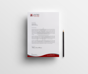 United Canada Inc. needs an innovative idea for letterhead and visiting cards. | Letterhead Design by OxonoArt