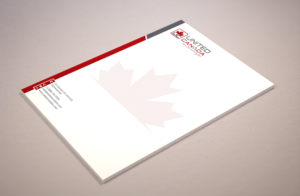 Letterhead Design by Musa. A for United Canada Inc. | Design #23028578