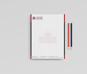 United Canada Inc. needs an innovative idea for letterhead and visiting cards. | Letterhead Design by Uttom 2