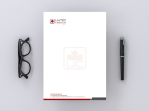 United Canada Inc. needs an innovative idea for letterhead and visiting cards. | Letterhead Design by Krishno