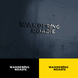 Wandering Roadie | Logo-Design von Gisella Guzmán