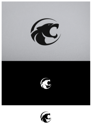 Either PC or no text just the a clean sleek panther or make the C a panther's mouth Open as if it's roaring. | Logo Design by goranvisnjic82