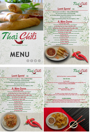 Menu Design by Grebowiec Peter