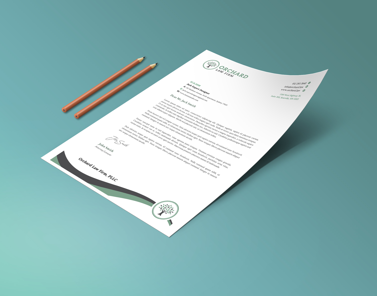 Letterhead Design by Expert Designer for this project | Design #23053098