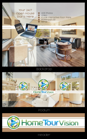 Real Estate Virtual Tour Company needs Tradeshow Booth Design | Trade Show Booth Design by Zainny Azuar