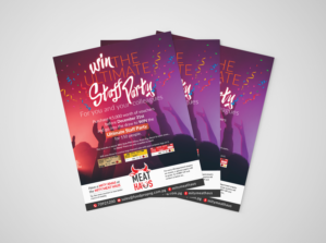 Easy - Fix our "Win a Party" Promo Flyer  | Flyer Design by atularts