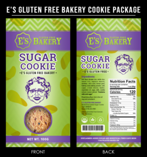 E's Gluten Free Bakery Cookie Package  | Verpackungs-Design von SAI DESIGNS